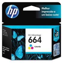 Cartucho HP 664 Colorido Original (F6V28AB) 22333 - HP SUPRIMENTOS