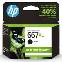 Cartucho HP 667XL Advantage 3YM81AL Preto