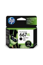 Cartucho HP 667XL preto 3YM81AL HP 6476 2776 2376