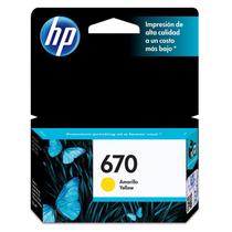 Cartucho HP 670 Amarelo Original (CZ116AB) 17564