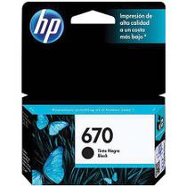 Cartucho HP 670 Preto CZ113AB 7,5ML