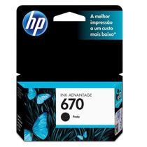 Cartucho HP 670 Preto Original (CZ113AB) 17561