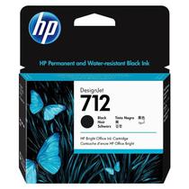 Cartucho HP 712 original 3ED71A preto p/ impressora plotter
