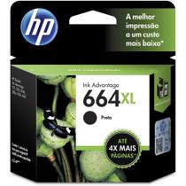 Cartucho HP F6V31AB nº 664XL preto HP