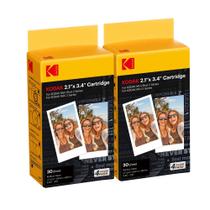 Cartucho Kodak 4PASS de 60 Folhas (5,4x8,6cm) para Mini 2 Retro