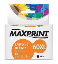 Cartucho Maxprint 6111721 compatível com HP 60XL Preto - CC641WL
