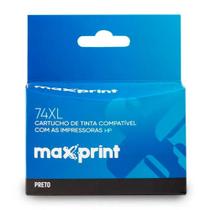 Cartucho Maxprint 6111736 compatível com HP 74XL Preto - CB336WL