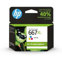 Cartucho Original HP 667XL 3YM80AB Colorido para Impressoras Deskjet 2376, 2776 e 6476