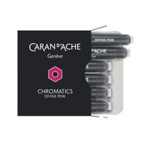 Cartucho para Caneta Tinteiro Caran d'Ache 849 Chromatics Divine Pink com 6 unidades 8021.080