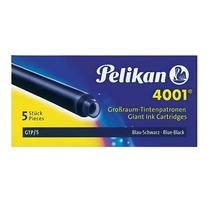 Cartucho para Caneta Tinteiro Pelikan 4001 Blue-black