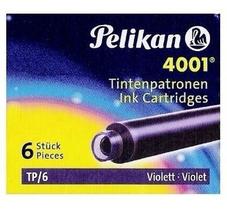 Cartucho Para Caneta Tinteiro Pelikan 4001 Violeta Tp/6 Cartucho Para Caneta Tinteiro Pelikan 4001 Violeta Tp/6