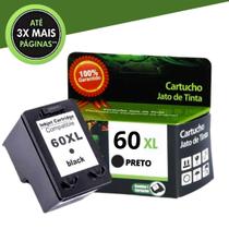 Cartucho Para HP 60 Xl Preto Compativel D110A F4480 F4280