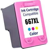 Cartucho Para Impressora 2774 667xl - 3YM78AB Color Compatível - Toner Vale