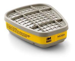 Cartucho Químico 3M 6003 Vapores Orgânicos e Gases Ácidos Cartucho Químico 3M 6003 Vapores Orgânicos e Gases Ácidos