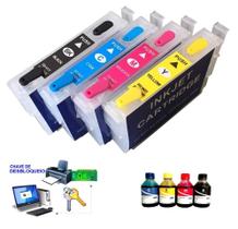 Cartucho Recarregavel Xp241 Xp231 Chave Ativação Tintas Cartucho Recarregavel Xp241 Xp231 Chave Ativação Tintas