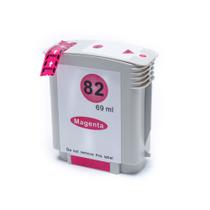 Cartucho Tinta compativel 82 C4912A Magenta Designjet 500 510 800 CC800ps 815MFP 820MFP 69ml