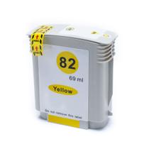 Cartucho Tinta compativel 82 C4913A Amarelo Designjet 500 510 800 CC800ps 815MFP 820MFP 69ml