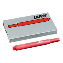 Cartucho Tinta Lamy T10 Vermelha Caixa com 5 Unidades Cartucho Tinta Lamy T10 Vermelha Caixa com 5 Unidades