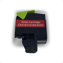 Cartucho Toner Lexmark Compativel Cx410 510 80c8sc0 Ciano