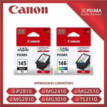 Cartuchos Canon Pg 145XL + Cl 146XL Originais Mg2410 Mg2910 Cartuchos Canon Pg 145XL + Cl 146XL Originais Mg2410 Mg2910