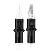 Cartuchos De Agulhas Descartáveis para Tatuagem De 0,35 Mm, Pacote Com 10 Para Sobrancelhas De