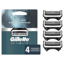 Cartuchos de barbear Gillette Intimate Pubic Hair 4 recargas Cartuchos de barbear Gillette Intimate Pubic Hair 4 recargas