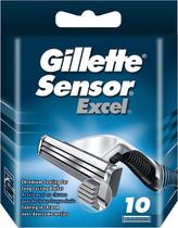 Cartuchos de barbear Gillette Sensor Excel para homens x10