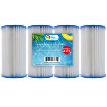 Cartuchos de Filtro de Reemplazo U.S. Pool Supply Paquete de 4 Tipo A/C