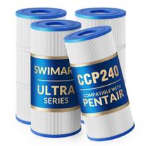 Cartuchos de Filtro para Piscina Swimara CCP240 Pacote com 4 Unidades Resistente Cartuchos de Filtro para Piscina Swimara CCP240 Pacote com 4 Unidades Resistente