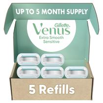 Cartuchos de Lâmina Gillette Venus Extra Suave Pacote com 5 Cartuchos de Lâmina Gillette Venus Extra Suave Pacote com 5