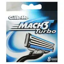 Cartuchos de recarga Razor Gillette Mach 3 Turbo 8 unidades