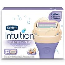Cartuchos de recarga Razor Schick Intuition Pure Nourishment x3