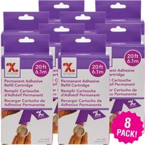 Cartuchos de Recarga Xyron 150 Paquete de 8, 3.8 cm x 6.1 m Permanente