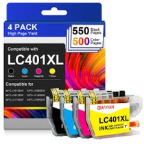 Cartuchos de tinta BAOYAN LC401XL LC401 para Brother MFC-J1010DW