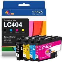Cartuchos de tinta Clorisun LC404 compatíveis com Brother MFC-J1205W