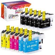 Cartuchos de tinta compatíveis com ejet LC203 LC201 para Brother 11-Pack Cartuchos de tinta compatíveis com ejet LC203 LC201 para Brother 11-Pack