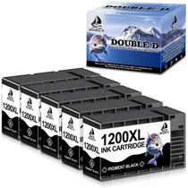 Cartuchos de Tinta DOUBLE D 1200XL Preto, Kit com 5 para Canon