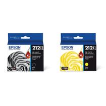 Cartuchos de tinta Epson 212 Claria de alta capacidade preto/amarelo Cartuchos de tinta Epson 212 Claria de alta capacidade preto/amarelo