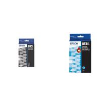 Cartuchos de tinta Epson Standard Black T812120-S e Cyan T812XL220-S Cartuchos de tinta Epson Standard Black T812120-S e Cyan T812XL220-S
