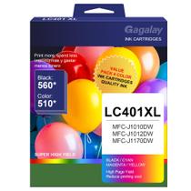 Cartuchos de tinta Gagalay LC401XL 4PK Super High Yield Brother