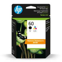Cartuchos de tinta HP 60 preto/tricolor Combo Pack DeskJet