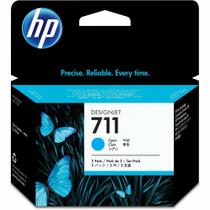 Cartuchos de tinta HP 711 Cyan 29 mL, pacote com 3, genuínos (CZ134A)