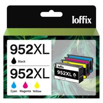 Cartuchos de tinta Ioffix 952XL compatíveis com HP 952 XL (pacote com 4)