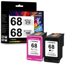 Cartuchos de Tinta MANNERES 68 Alto Rendimento Pacote com 2 Unidades Preto e Tricolor Cartuchos de Tinta MANNERES 68 Alto Rendimento Pacote com 2 Unidades Preto e Tricolor
