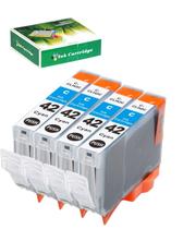 Cartuchos de tinta NEXTPAGE CLI42 Cyan, pacote com 4 cartuchos de tinta para Canon Pro-100