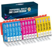 Cartuchos de tinta Paeolos 251XL compatíveis com a impressora Canon mx922