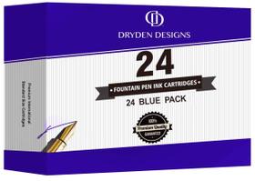 Cartuchos de tinta para caneta-tinteiro Dryden Designs 24 Blue Cartuchos de tinta para caneta-tinteiro Dryden Designs 24 Blue