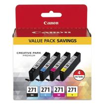 Cartuchos de tinta para impressora Canon CLI-271 preto/ciano/magenta/amarelo Cartuchos de tinta para impressora Canon CLI-271 preto/ciano/magenta/amarelo