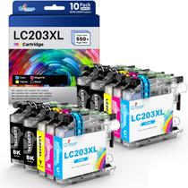 Cartuchos de tinta Q-image LC203XL LC203 compatíveis com Brother