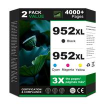 Cartuchos de Tinta Skyink 952XL 4 Unidades (Preto, Ciano, Magenta e Amarelo) Cartuchos de Tinta Skyink 952XL 4 Unidades (Preto, Ciano, Magenta e Amarelo)